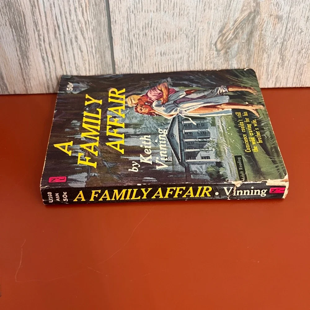 A Family Affair Keith Vining 1961 First Printing Newsstand Library Vintage Pulp